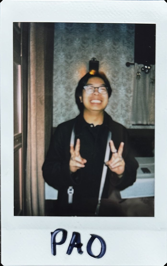 signed polaroid from take 001, no. 6